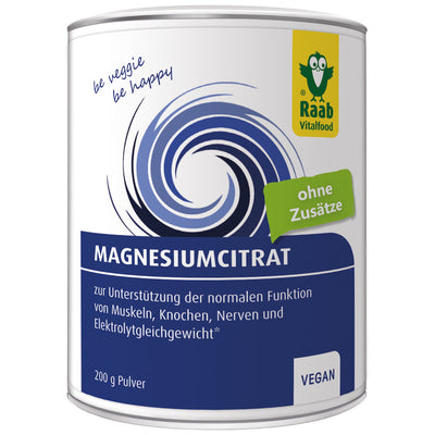 Magnesium contributes: • To normal muscle function • To a normal function of the nervous system • To a normal psychological function • To maintain normal bones and teeth • For a normal energy metabolism • For reducing fatigue and fatigue • On the electrolyte equilibrium magnesium citrate is an organically bound form of the magnesium.
