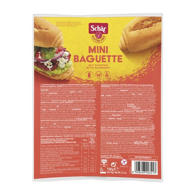 3 x Schär Mini baguette, 150g - firstorganicbaby