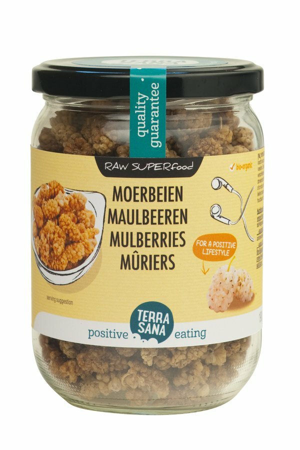 White mulberries have a sweet, honey -like taste and are therefore ideal for breakfast and smoothie. Young and old love this raw organic superfood!