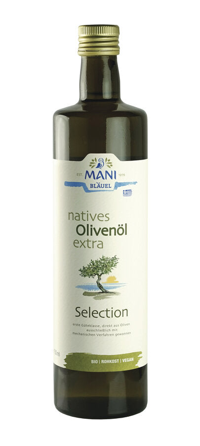 The fresh, mild fruity, pure bio-olive oil native is characterized by a pleasant aroma of herbs and wild flowers and a slightly savvy seasoning. What makes this mani olive oil so precious is that in the mani on the middle finger of the Peloponnes domestic Koroneiiki olive - gently Erntesegen and exclusively extracted mechanically cold.