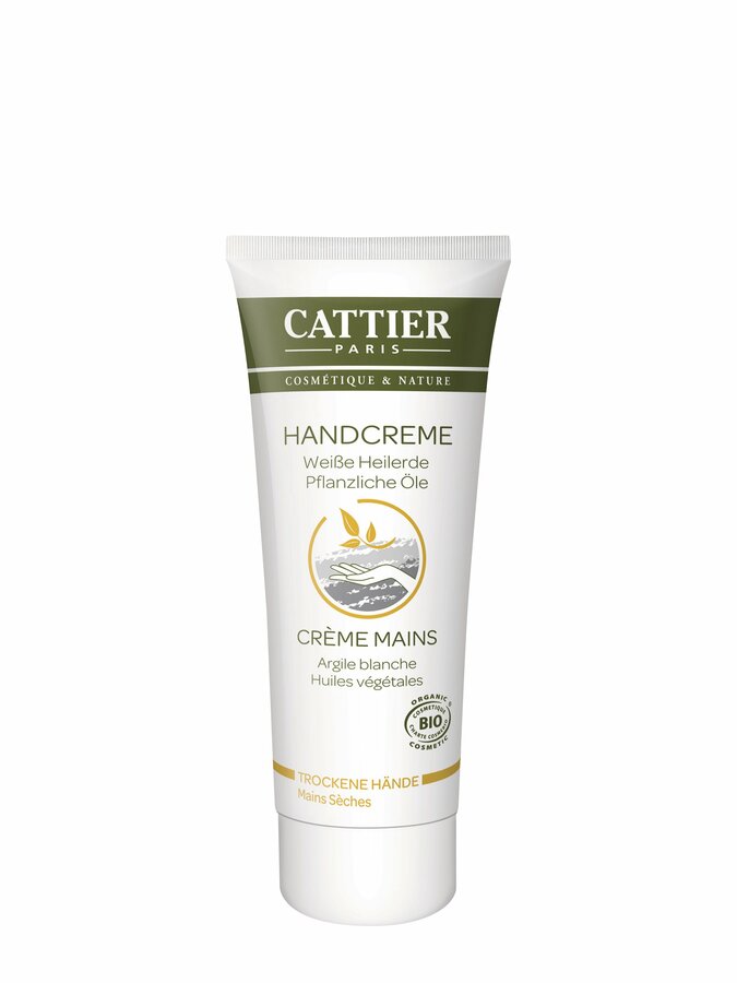 The hand cream with white healing earth supplies dry and stressed hands with moisture and has a regenerating effect. The formulation enriched with paran's nut oil and organic plant oils soothes and protects the skin and makes it tender and smooth.