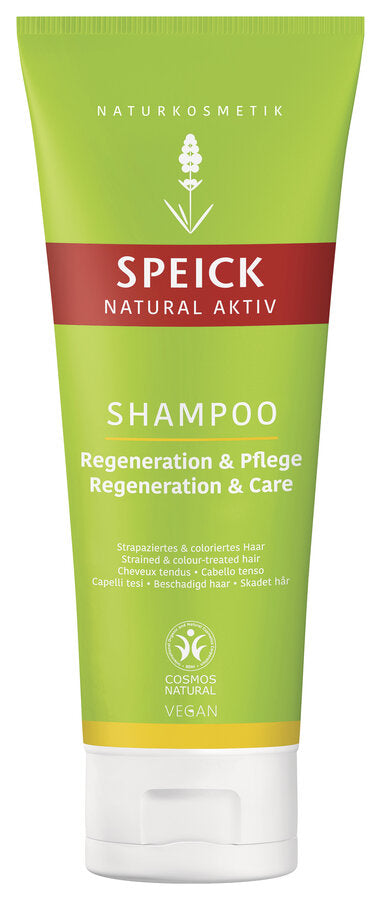 Shampoo for stressed and colored hair. Mild surfactants clean gently and thoroughly with rich foam. A selected combination of herbal and care substances supplies with important nutrients and has a regenerating effect on the hair structure. A composition from essential oils gives the hair a pleasant fragrance. With the unique extract of the high alpine Speick plant from controlled biological game collection (KBW).