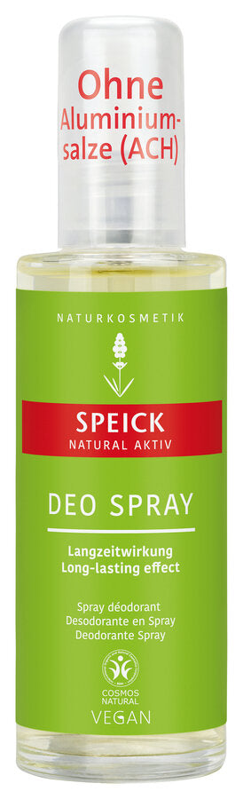 Nursing deodorant spray with effective long -term effect. Protects reliably and maintains with a fine-fruity fragrance. The natural activity formula with the deodorizing extract from organic sage leaves the skin breathing and at the same time regulates the transpiration. Contains the unique extract of the high alpine speech plant from controlled biological game collection (KBW).