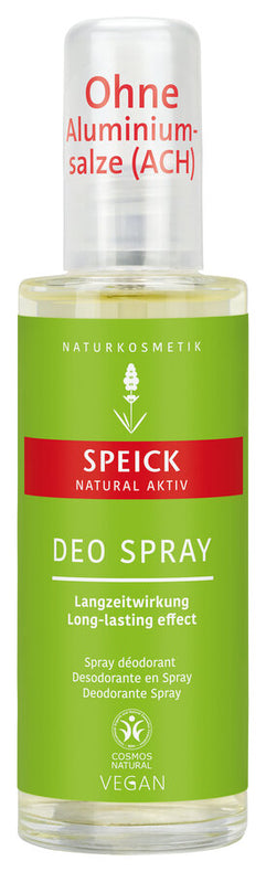 Nursing deodorant spray with effective long -term effect. Protects reliably and maintains with a fine-fruity fragrance. The natural activity formula with the deodorizing extract from organic sage leaves the skin breathing and at the same time regulates the transpiration. Contains the unique extract of the high alpine speech plant from controlled biological game collection (KBW).