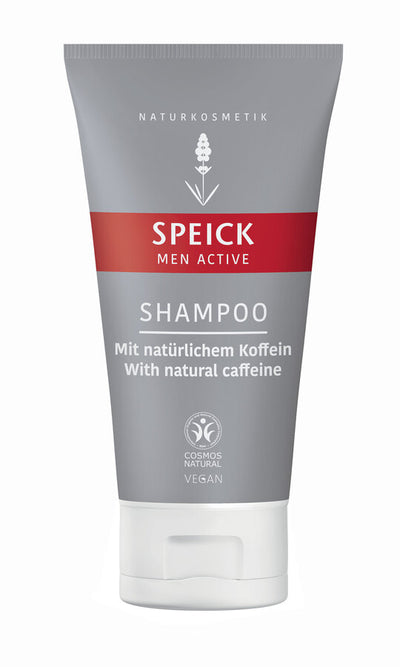 Shampoo for weakened hair with natural caffeine. Vegetable active and care substances restore the natural balance of the scalp. With fair trade argan oil for smooth hair and natural shine. The bitter, sporty fragrance ensures an activating freshness kick during the day. With the unique extract of the high alpine Speick plant from controlled biological game collection (KBW).