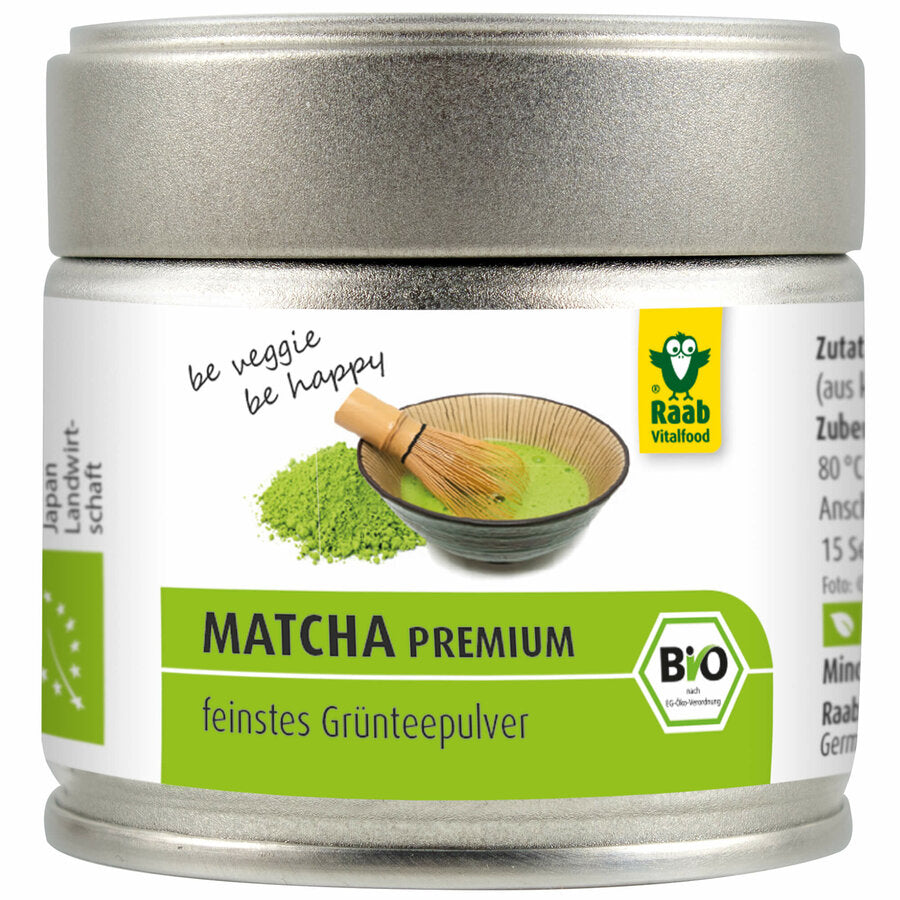 Only the highly finished tea leaf with its valuable ingredients is used for a organic Matcha tea. Matcha is one of the oldest teas of Japan. Only a few tea builders dominate the art of Matcha production.