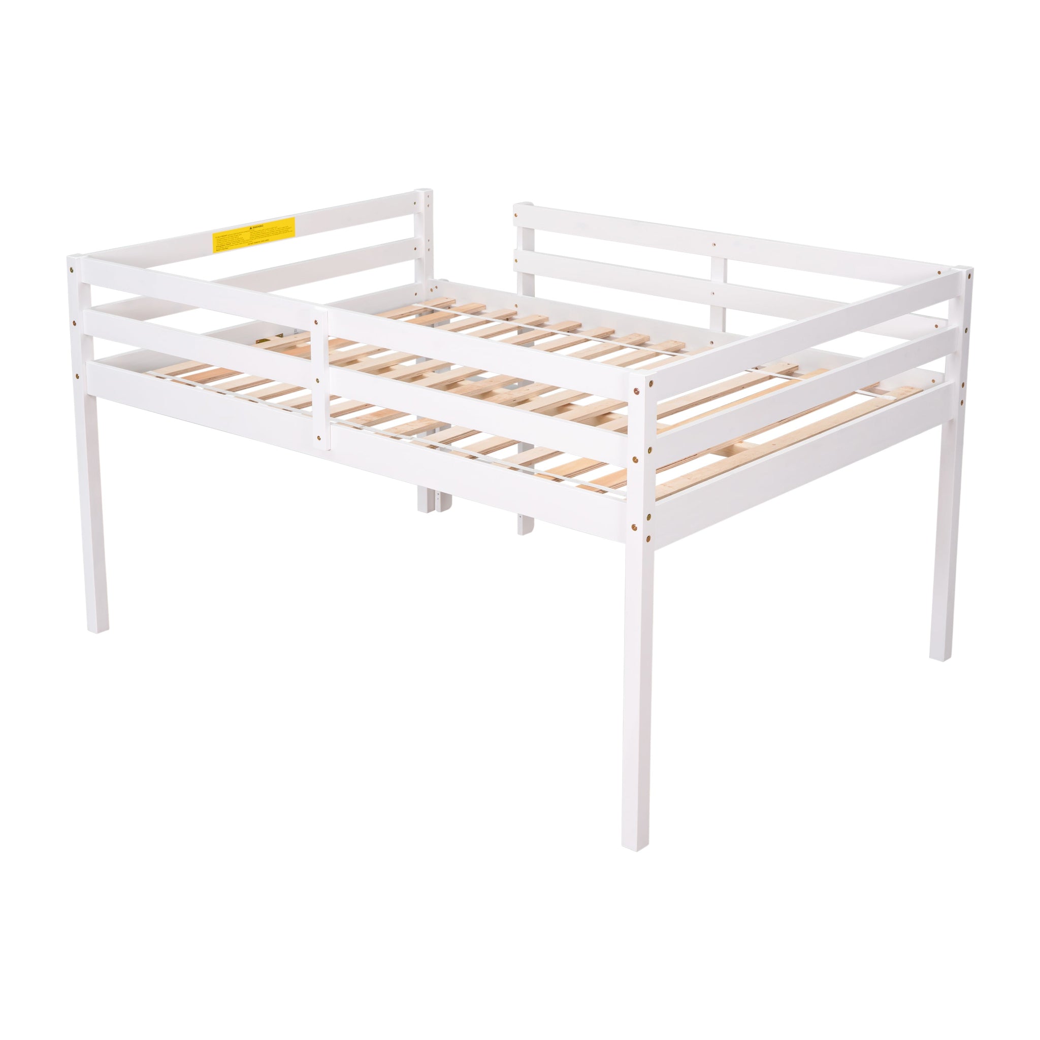 Full Loft Bed,White - firstorganicbaby