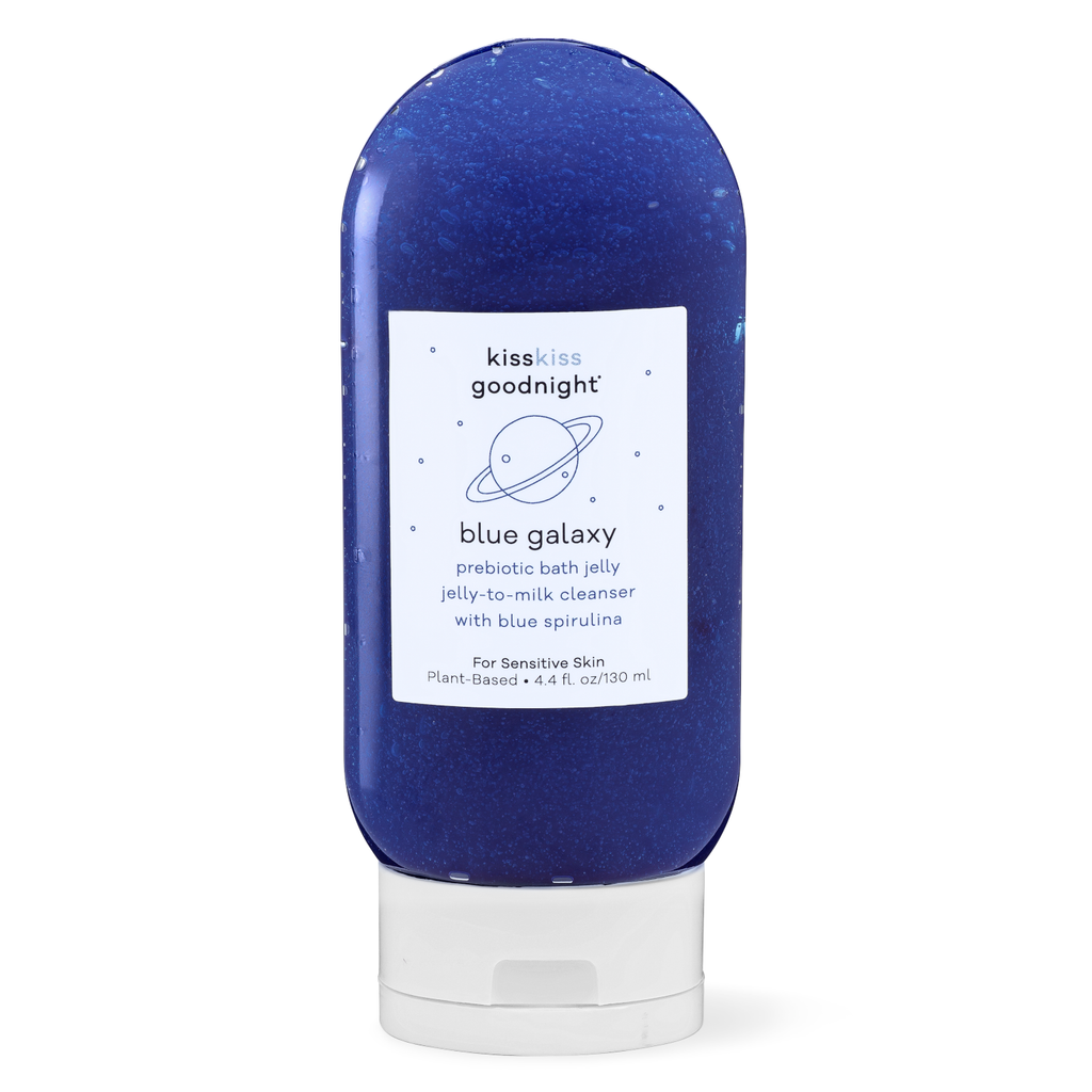 blue galaxy prebiotic jelly-to-milk cleanser