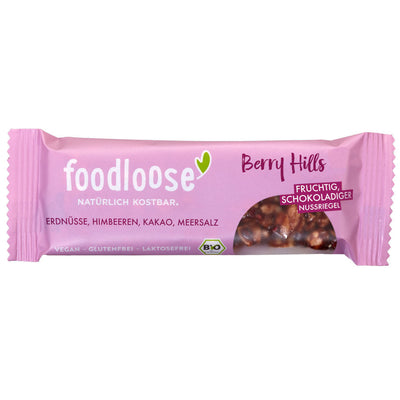 foodloose Bio-Nussriegel Berry Hills von foodloose, 35g - firstorganicbaby