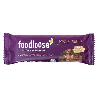 foodloose Bio-Nussriegel Poesie Amelie von foodloose, 35g - firstorganicbaby