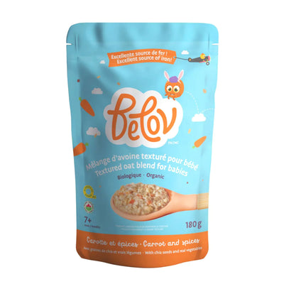 Céréales mélange carotte et épices pour bébés de la marque Hellobelov - firstorganicbaby