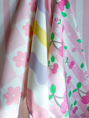 ‘Cherrylicious’ cherry tea towel | kitchen towel - firstorganicbaby