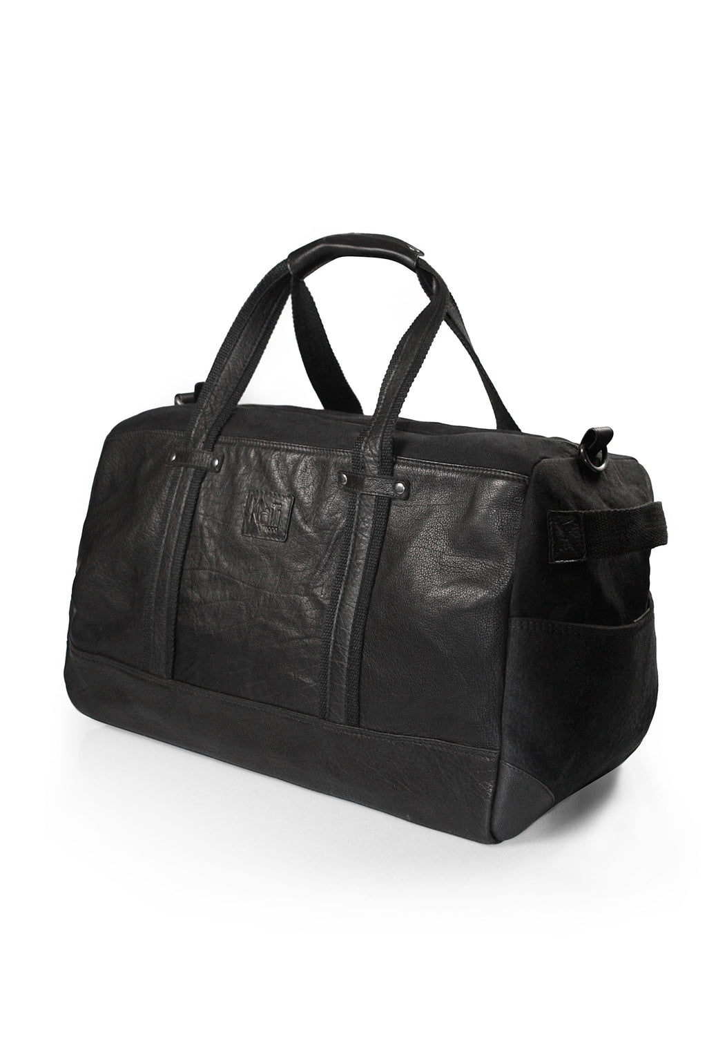 The Ultimate Travel Companion: Stylish Canvas & Leather Duffle Bag