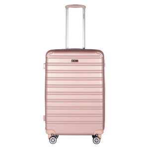 King Collection Rose Gold luggage (20/26/28/30") Suitcase Lock Spinner Hard - firstorganicbaby
