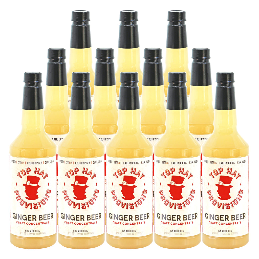 Top Hat Original Ginger Beer Syrup & Moscow Mule Batching Mix - 12x32oz case - firstorganicbaby