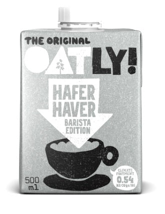 Oatly Hafer Barista Edition plant drink on oat base, 500ml - firstorganicbaby