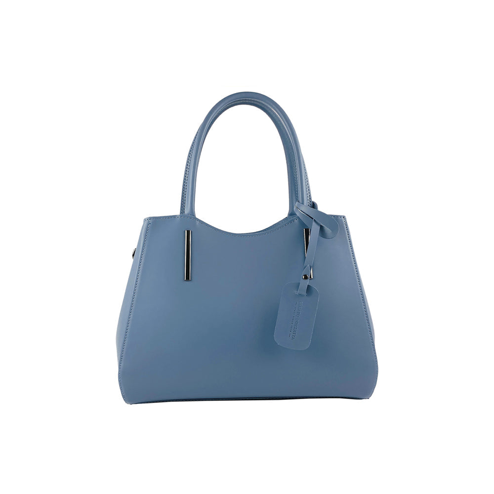 Italian Leather Handbag: Stylish and Versatile with Removable Shoulder Strap