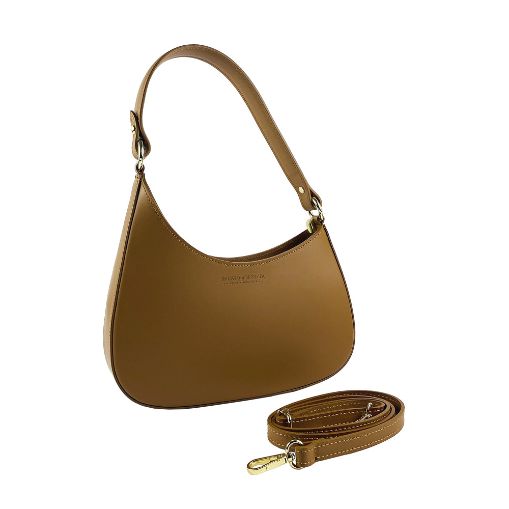 The Chic Italian Leather Shoulder Bag: Versatile Style for Every Occasion!