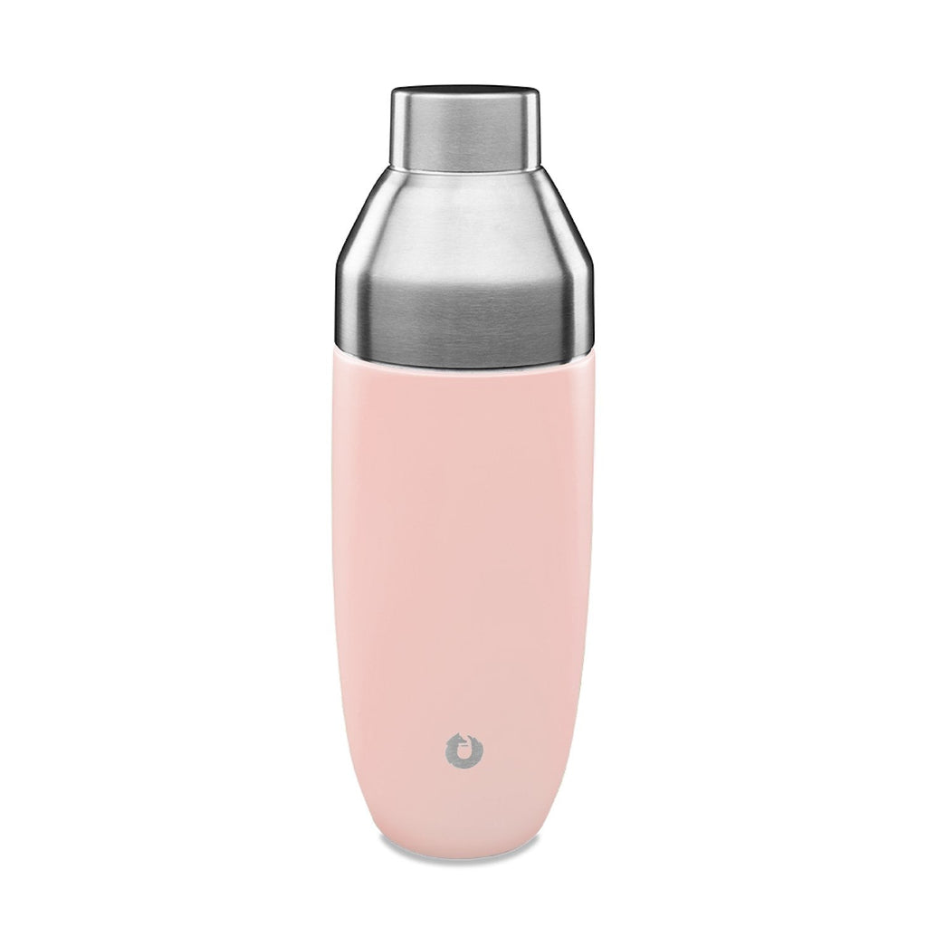 Stainless Steel Cocktail Shaker, Soft Pink