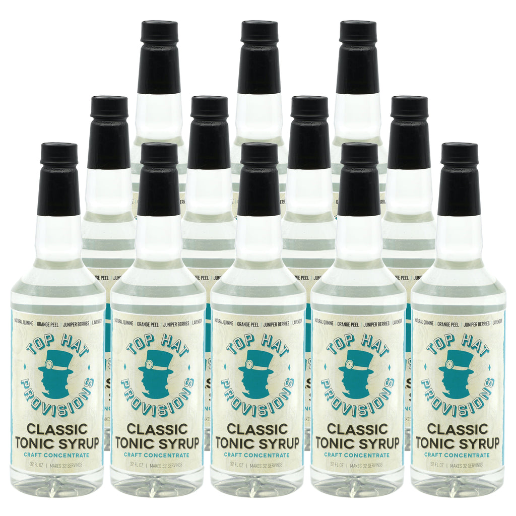 Top Hat Classic Tonic Syrup & 5x Premium Quinine Concentrate - 12x32oz case - firstorganicbaby