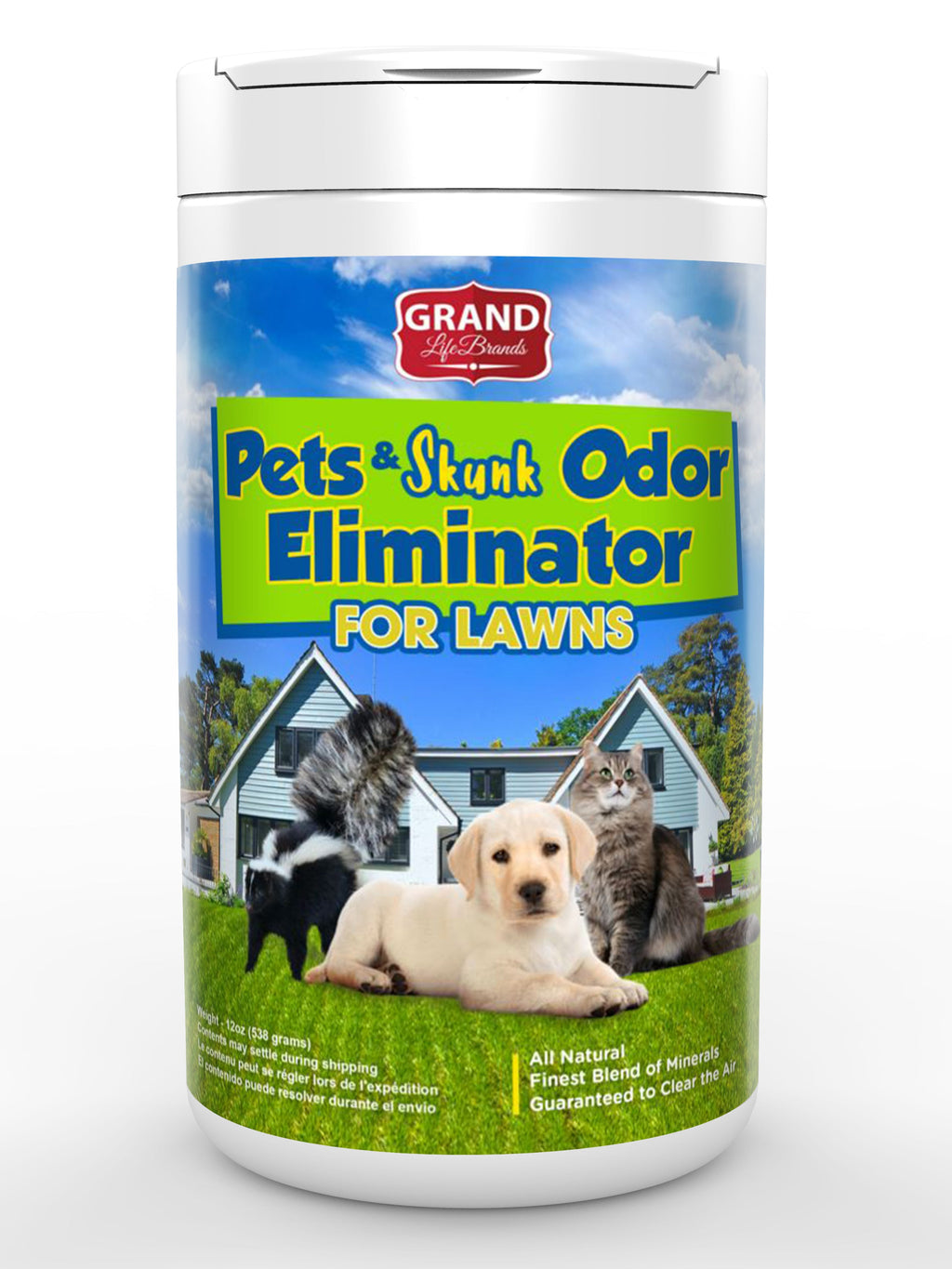 Pets and Skunks Odor Absorber for Lawns, Decks and Landscaping