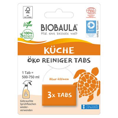 Biobaula Kitchen cleaning tabs, 3 pieces - firstorganicbaby