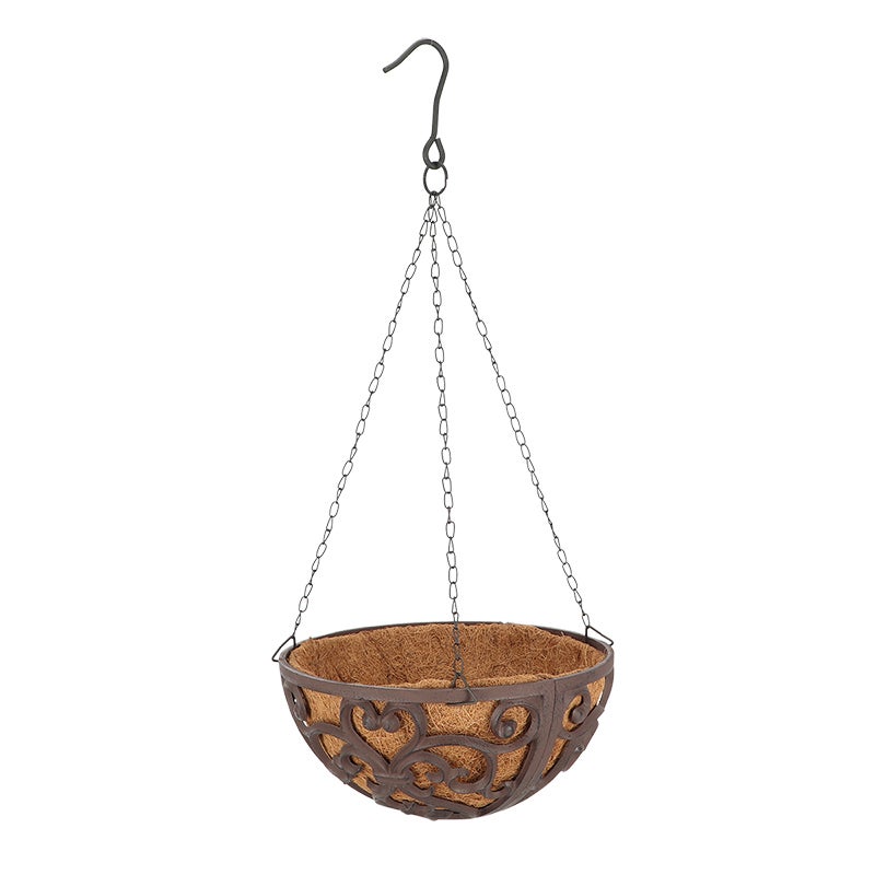 Cast Iron Hanging Basket Dia 30cm L