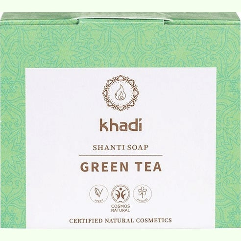 Khadi Natural Products Shanti Soap Green Tea, 100g - firstorganicbaby