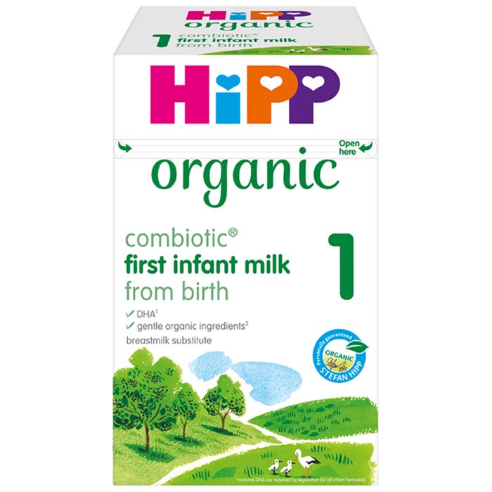 HiPP Organic 1 UK First Infant Baby Milk Powder from birth, 800g