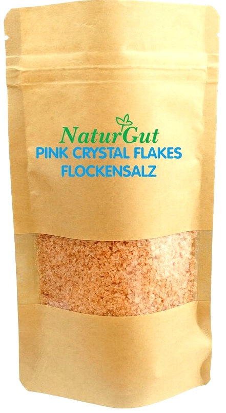 NaturGut Pink Crystal Flakes Flake Salt, 125g - firstorganicbaby
