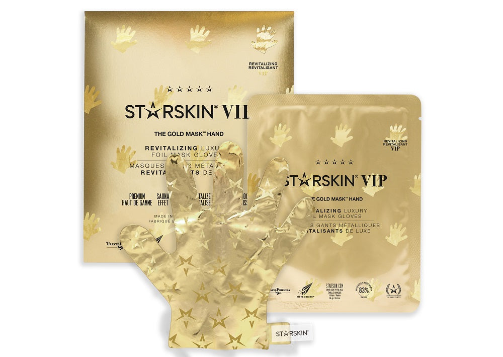 STARSKIN VIP The Gold Hand Mask 16g, Revitalizing Luxury Foil Mask Gloves - firstorganicbaby
