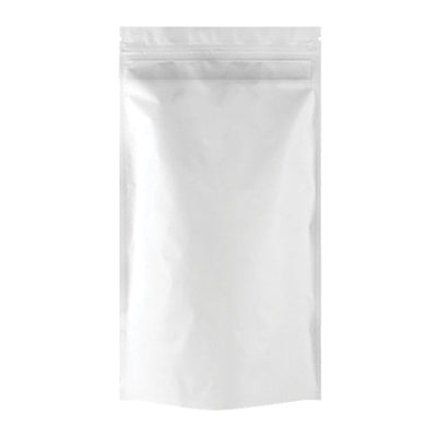 Half Ounce (14g) Single Seal Mylar Bags White / Clear - firstorganicbaby