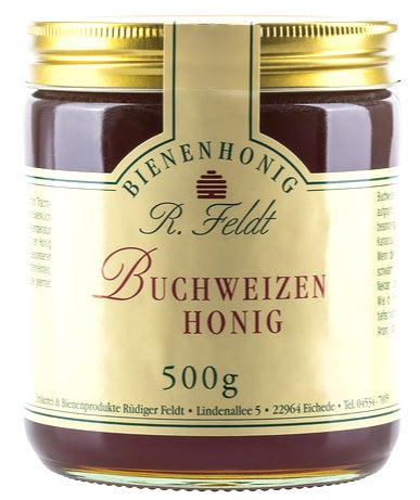 Imkerei Feldt buckwheat honey, 500g - firstorganicbaby