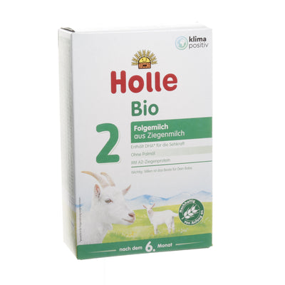 12 x Holle Organic Follow-on Milk 2 Made from Goat's Milk, 400g - firstorganicbaby