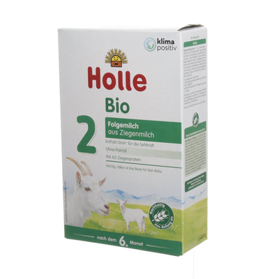 12 x Holle Organic Follow-on Milk 2 Made from Goat's Milk, 400g - firstorganicbaby