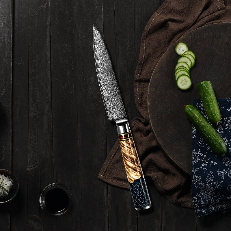 Master the Culinary Arts with Shokunin USA's Handmade Custom VG10 Damascus Chef Knife - firstorganicbaby