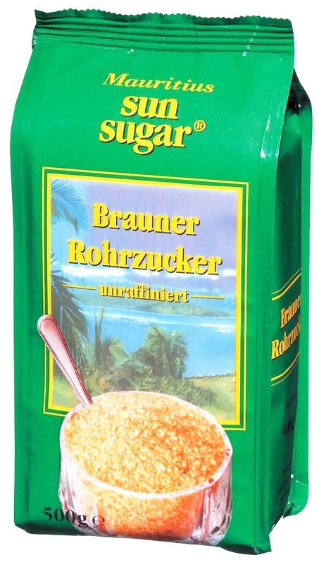 Mauritius SUN SUGAR raw cane sugar, 500g