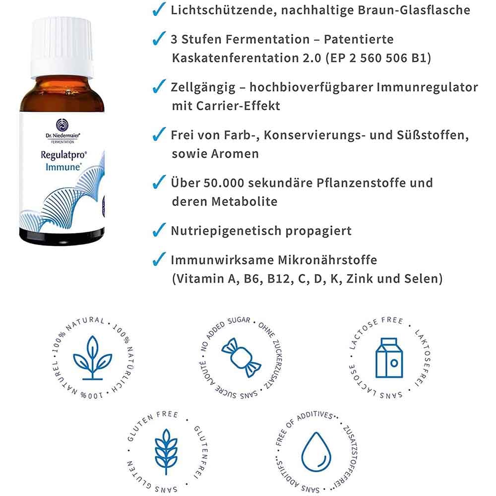 Dr. Niedermaier Regulatpro Immune, 4 x 20ml - firstorganicbaby