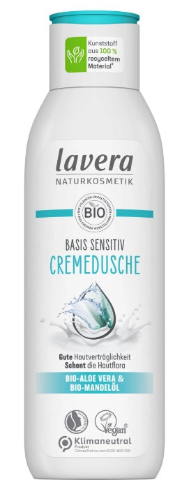 Lavera basis sensitiv cream shower, 250ml - firstorganicbaby