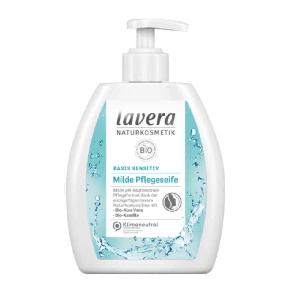 Lavera basis sensitive mild care soap, 250ml - firstorganicbaby