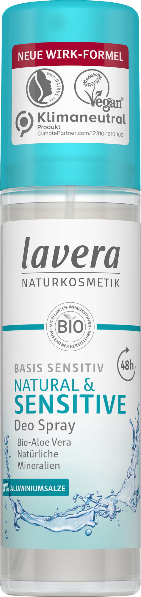 Lavera base sensitive natural & sensitive deodorant spray, 75ml - firstorganicbaby