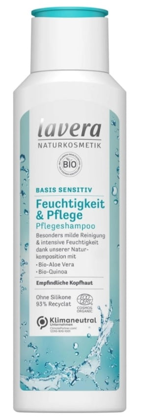 Lavera Basis Sensitive Moisture Shampoo, 250ml - firstorganicbaby