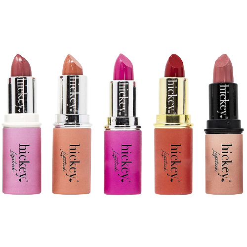 Hickey Lipstick The Essentials Refill Collection (The Perfect Red, The Best NUDE, Hot Pink) - firstorganicbaby