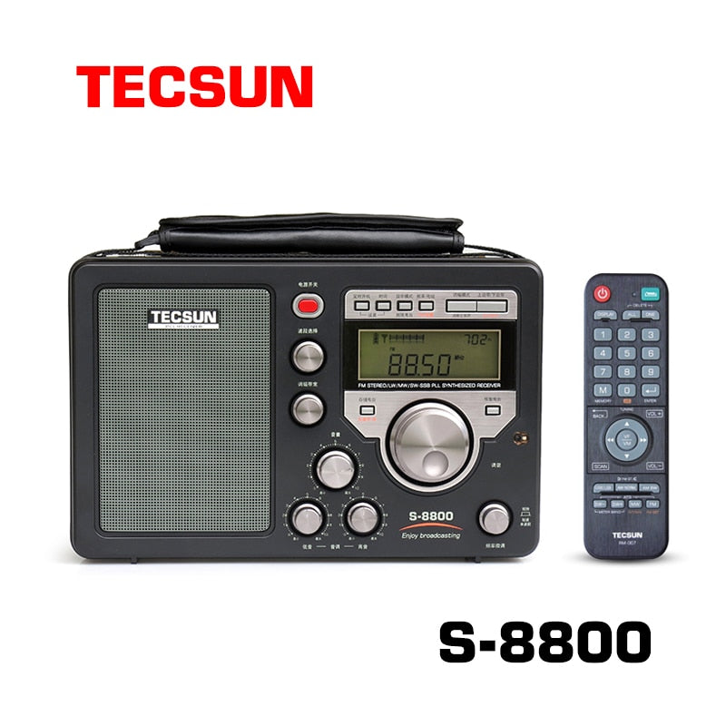 Tecsun S-8800 Field Radio with AM/FM/LW, SSB and Shortwave Band