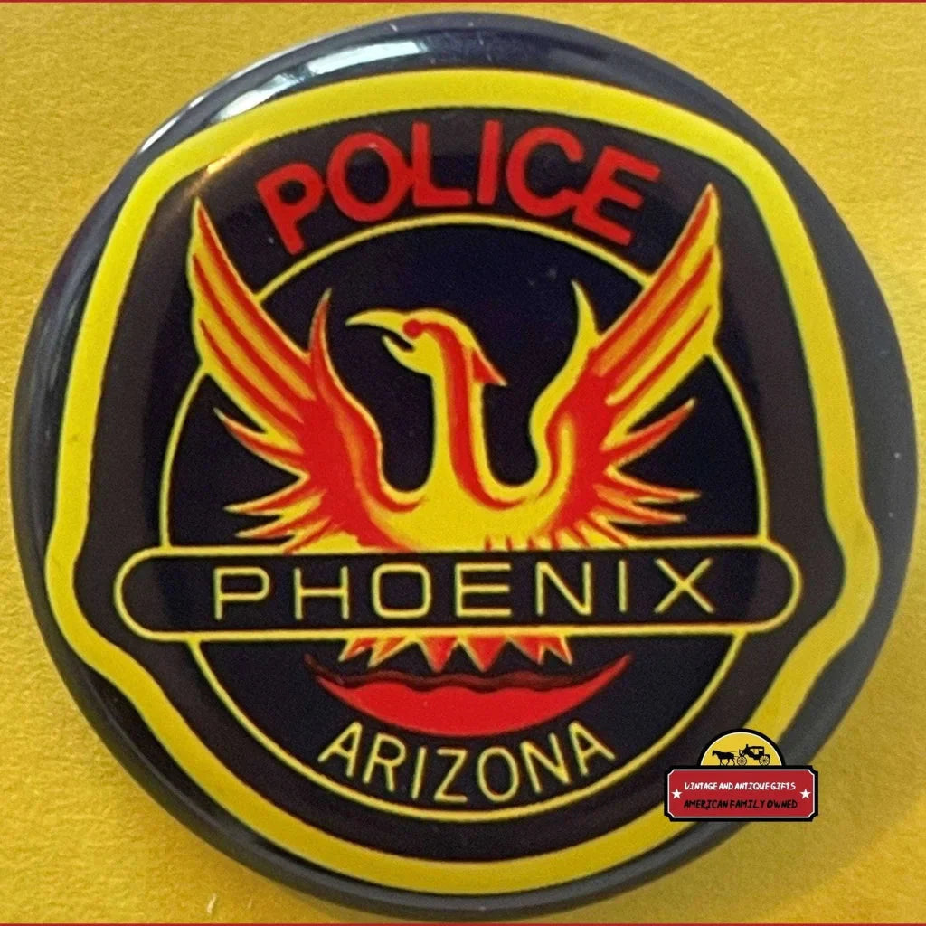Rare Vintage 1950s🚔 Tin Litho Special Police Badge Phoenix Police