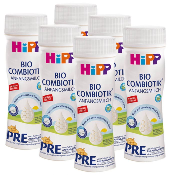 6 x Hipp Pre Bio Combiotics Ready to Drink, 200ml - firstorganicbaby