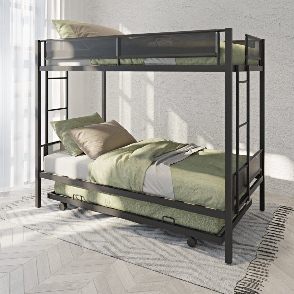 Twin over twin bunk bed with trundle - firstorganicbaby