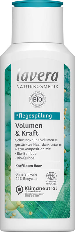 Lavera Rinse Volume & Kraft Conditioner, 200ml - firstorganicbaby