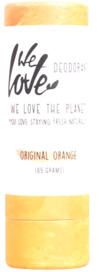 We Love The Planet Original Orange Deodorant Stick, 65g - firstorganicbaby