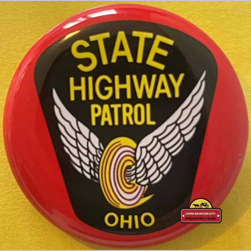 Vintage 1950s Tin Litho Special Police Badge Ohio State Highway Patrol